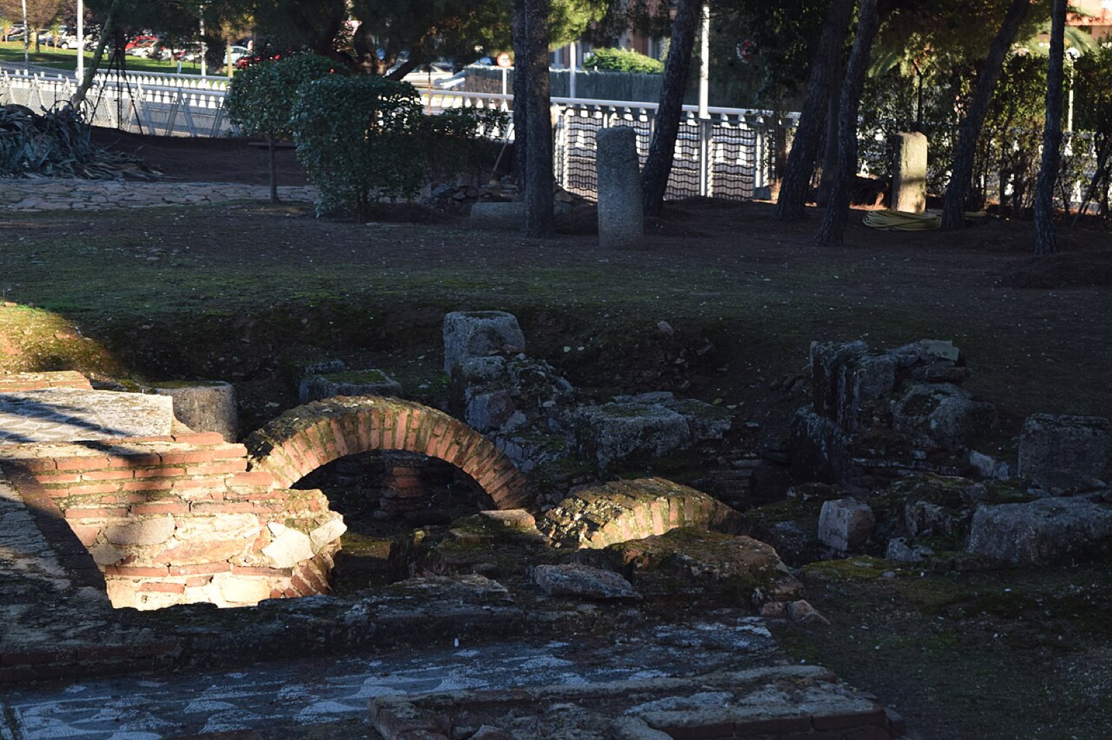 Vista de Termas romanas de Augusta Emerita