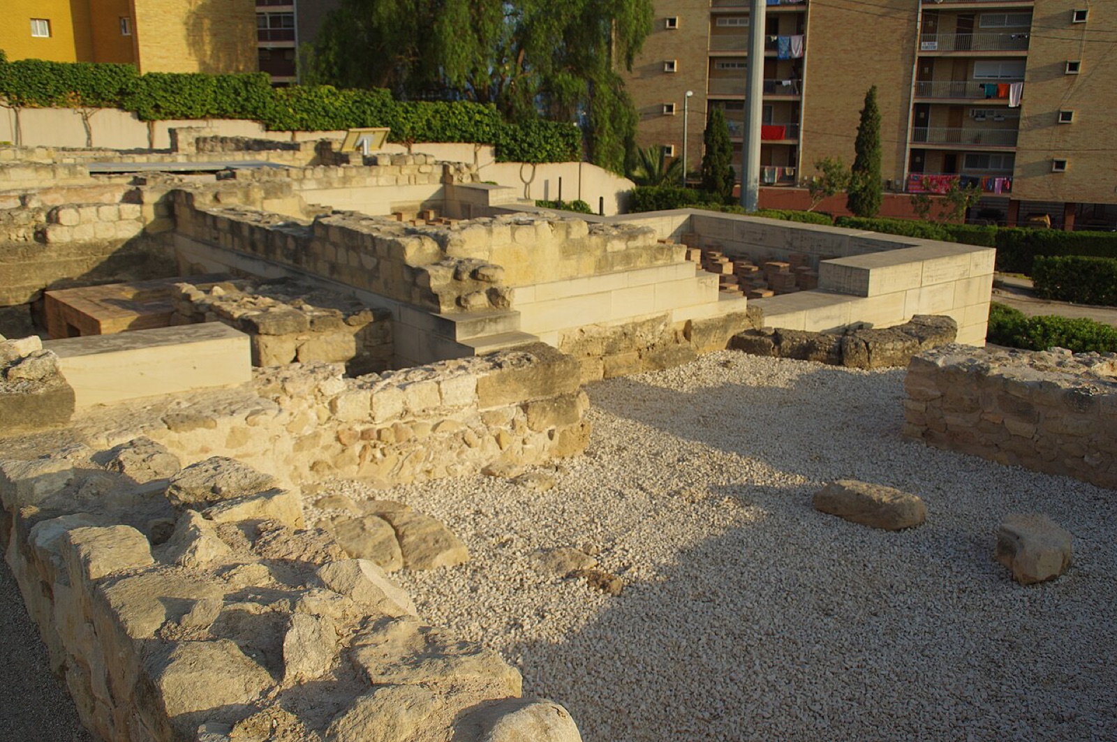 Vista de Termas romanas de Lucentum